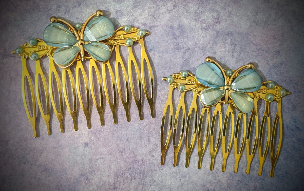 Butterfly hair comb online