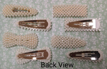Load image into Gallery viewer, Pearl Snap Hair Clips
