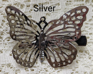 Ornate Butterfly Clips