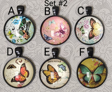 Load image into Gallery viewer, Butterfly Pendant Necklace (Black)
