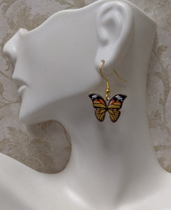 Enamel Butterfly Earrings