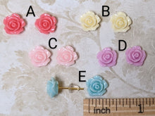 Load image into Gallery viewer, Miniature Rose Stud Earrings
