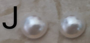 Mini Faux Pearl Stud Earrings