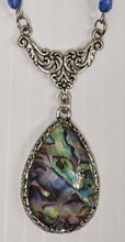 Load image into Gallery viewer, Blue Cat&#39;s Eye Pendant Necklace
