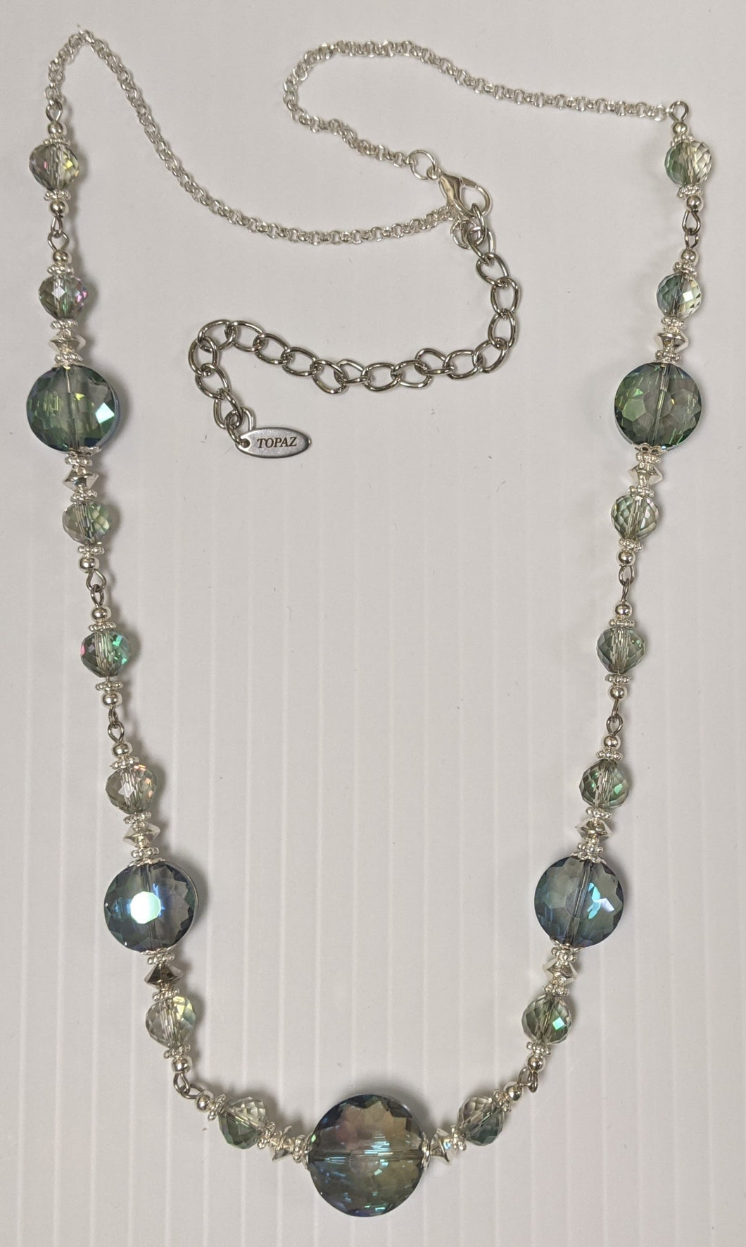 Iridescent Beaded Necklace