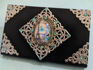 Bejeweled Butterfly Business Card Case